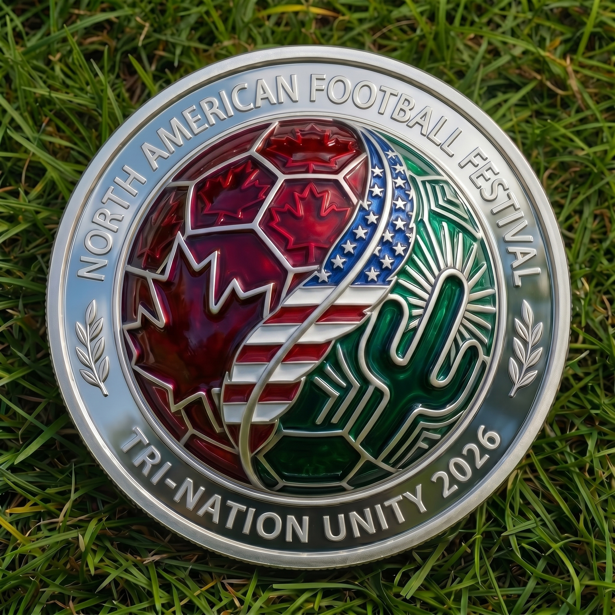 North American Football Glory Challenge Coin