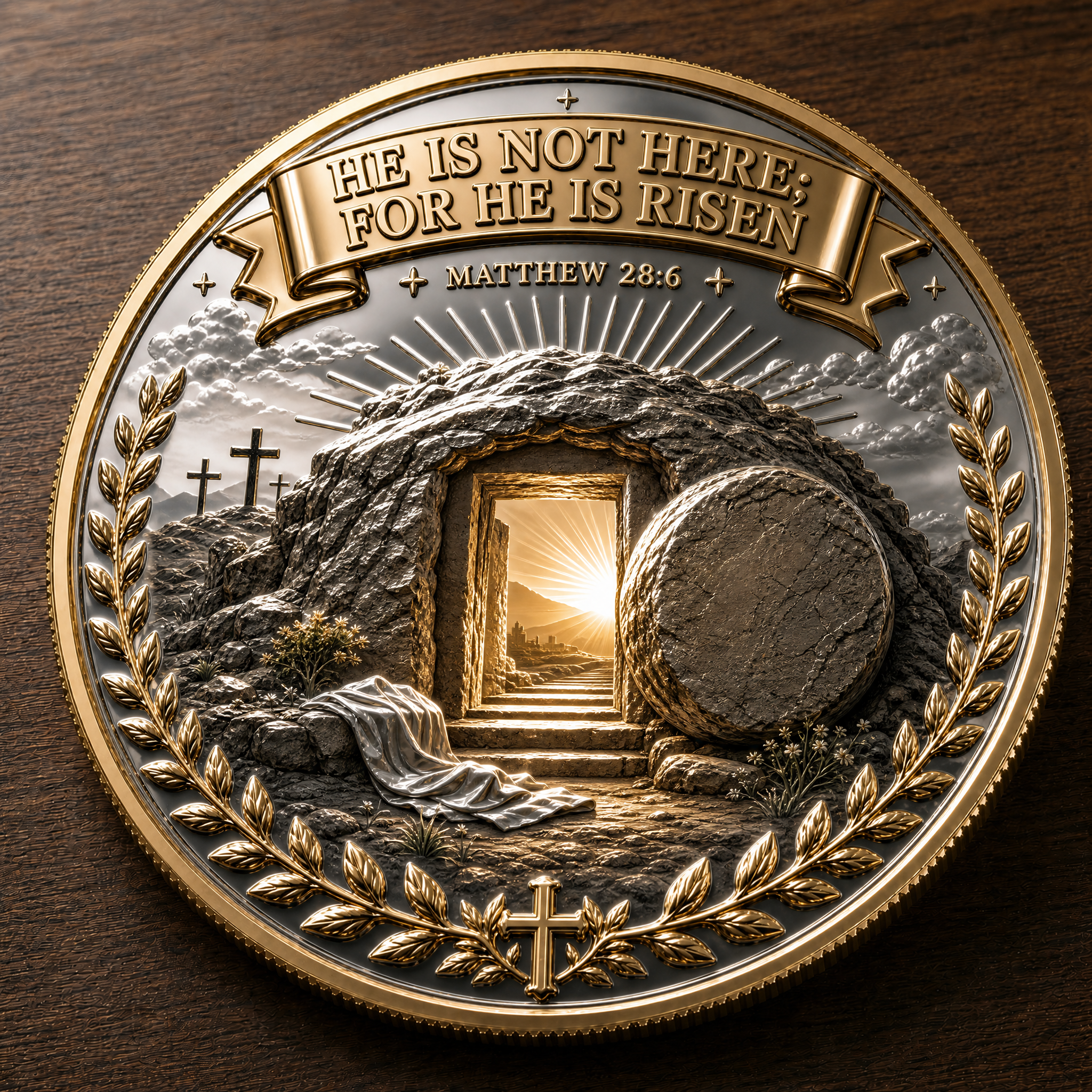 No Greater Love Christian Coin