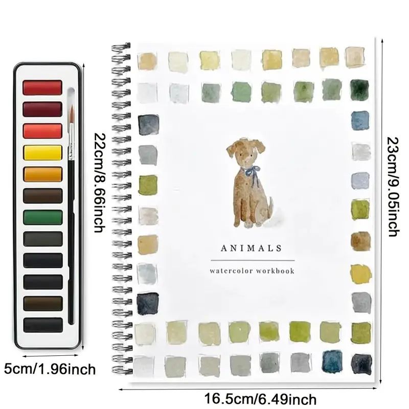 🏆Flash Sale⚡ 50K+ SOLD! Almost Gone - 🖌🎨Watercolor Book Set
