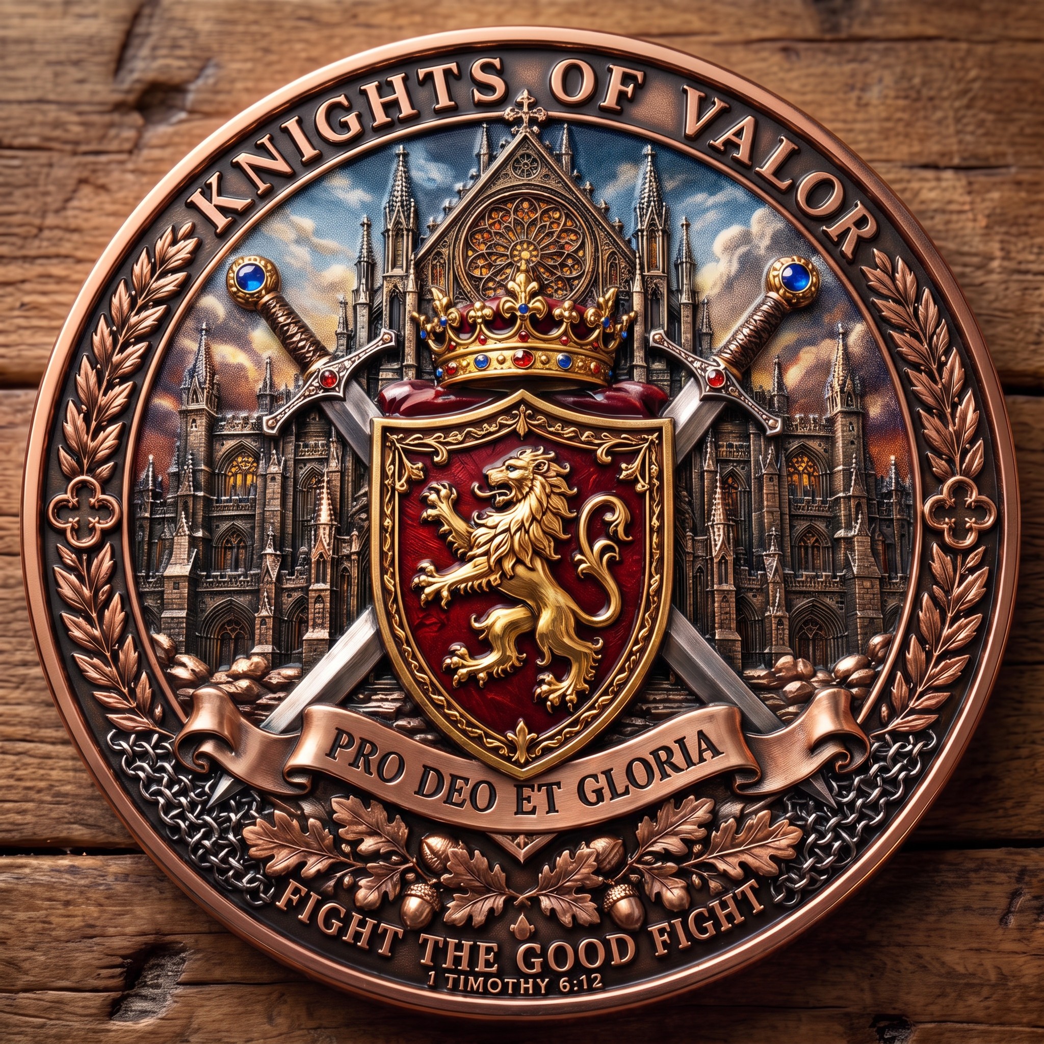 Knights of Valor Armor of God Commemorative Coin