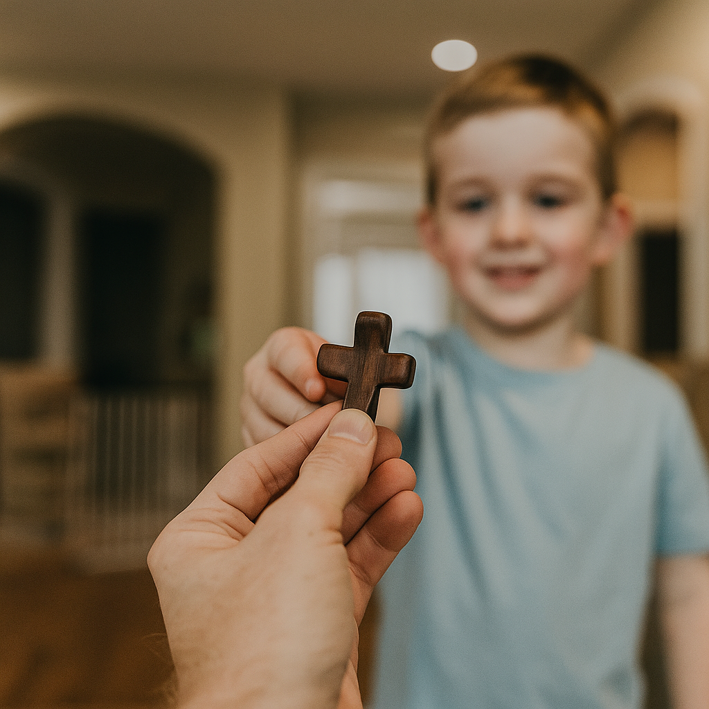 🏆Flash Sale 60% OFF - ✝️Handmade Cross With Heart | Encouragement Gift