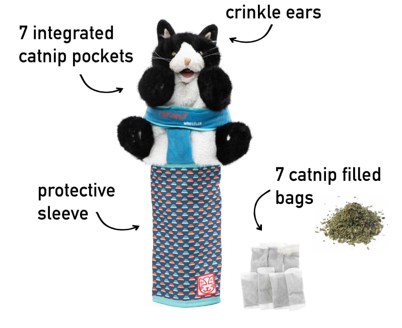 🔥2025 Summer Sale 60% OFF - 🥊Cat Wrestler: Interactive Hand Puppet