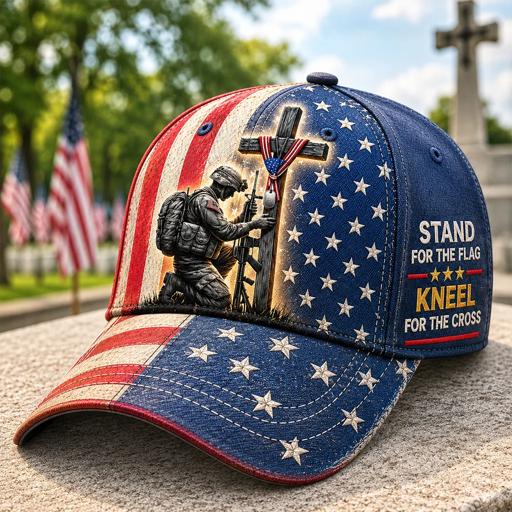 Stand for the Flag, Kneel for the Cross Hat