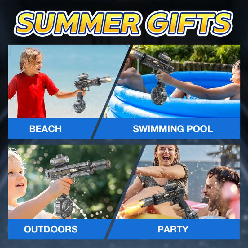 🔥2025 Summer Promotion 60% OFF - 🎖️LED Electric Water Gun - Ultimate Battle Blaster