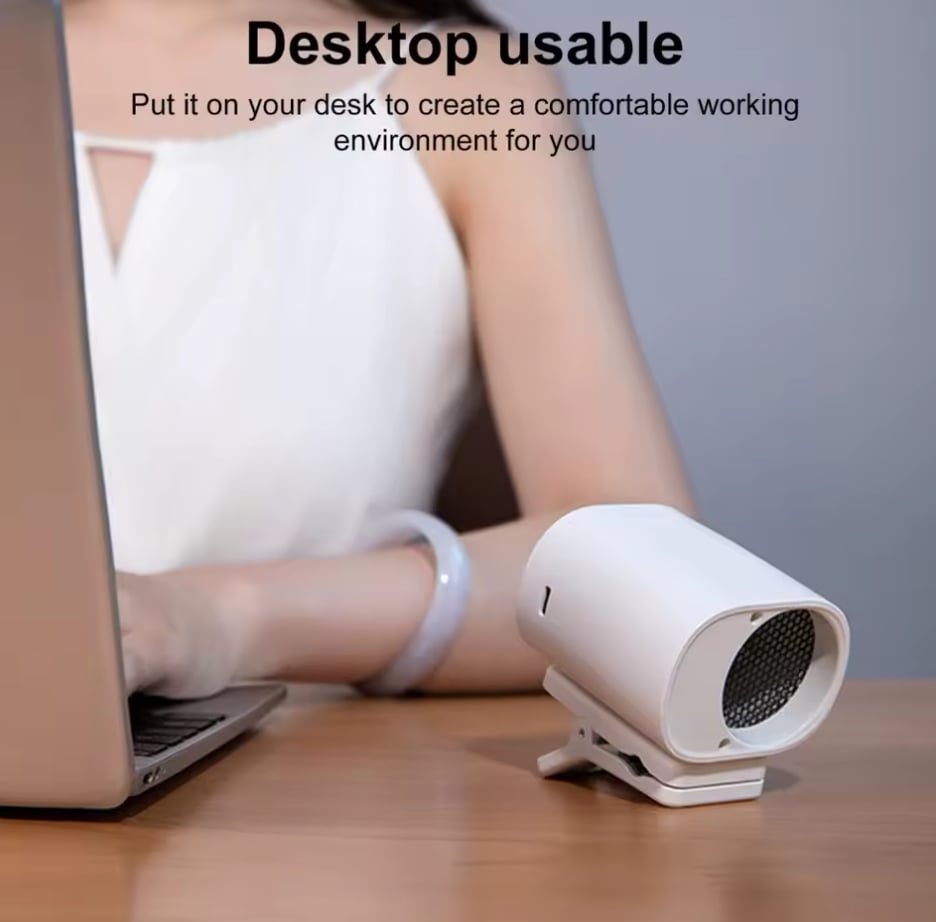 🔥Last Day Promotion 60% OFF - ❄️Car Clip On Fan with LED Display