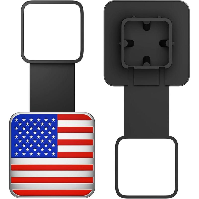 🎖️2" Trailer Hitch Cover with American Flag