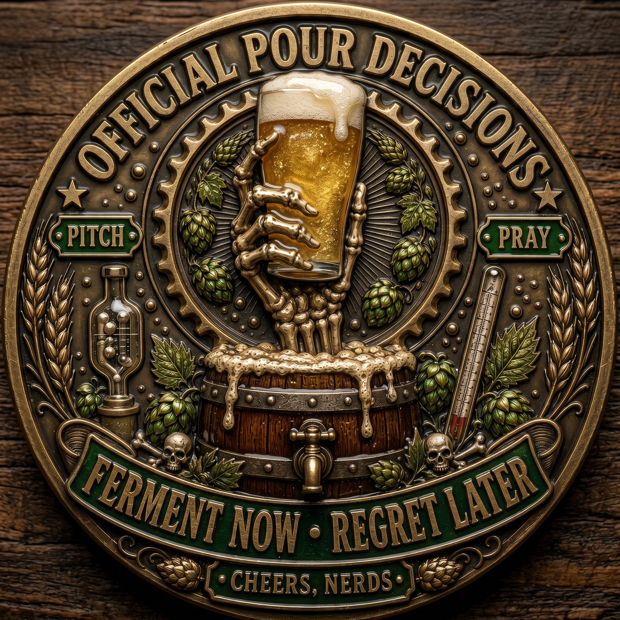 Homebrewers Club Challenge Coin