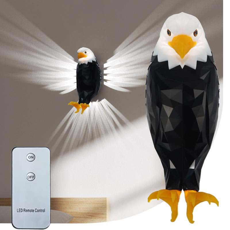 🎖️Independece Day 60% OFF - 🦅Bald Eagle Wall Light with Remote Control