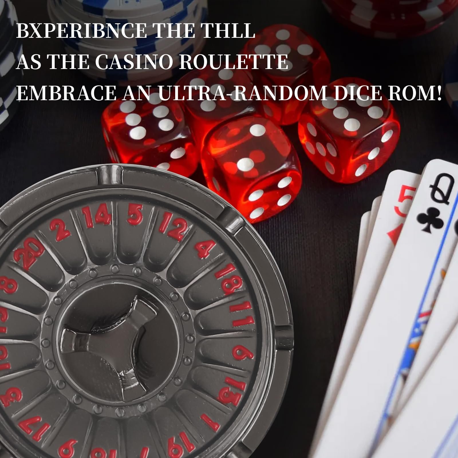 💥LAST DAY SALE 60% OFF - D20 Roulette Fidget Spinner Dice Set & Gift Case🎁