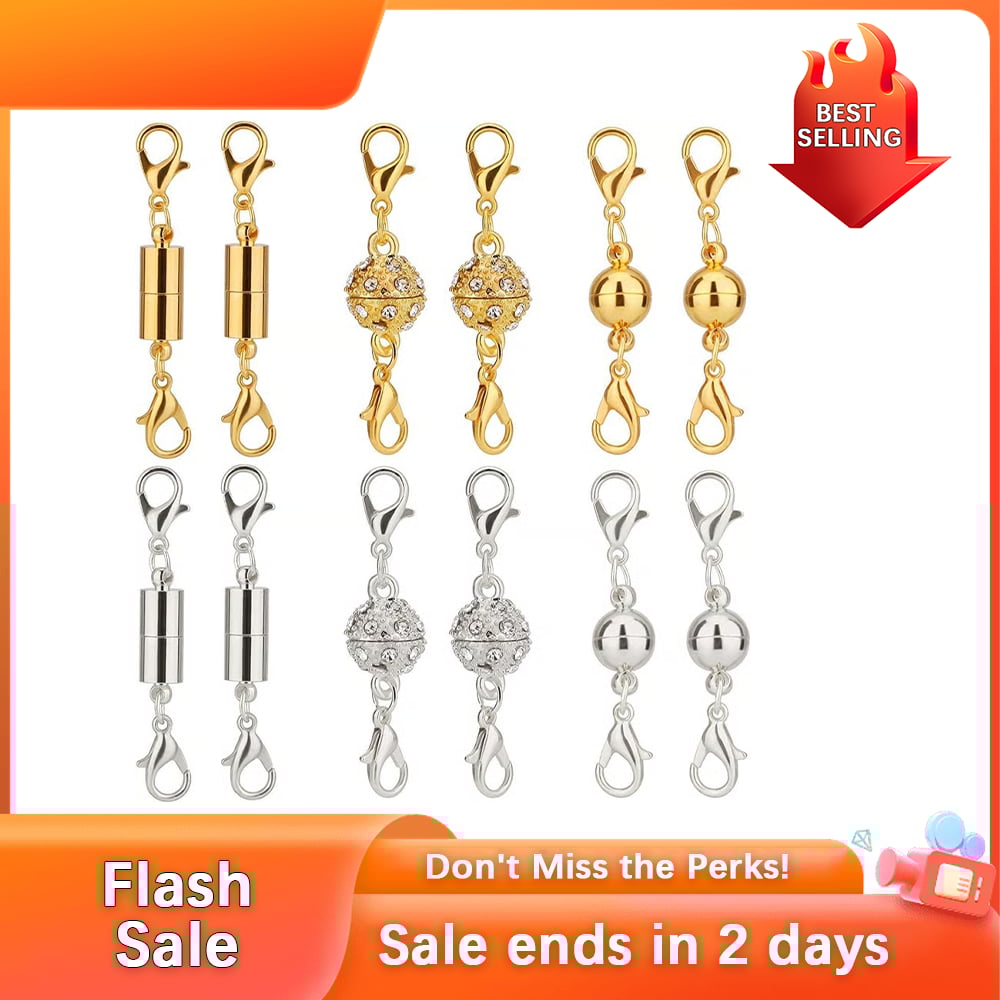 🏆Flash Sale⚡ 50K+ SOLD! Almost Gone-💥Magnetic Necklace Clasps and Closures,Best gifts