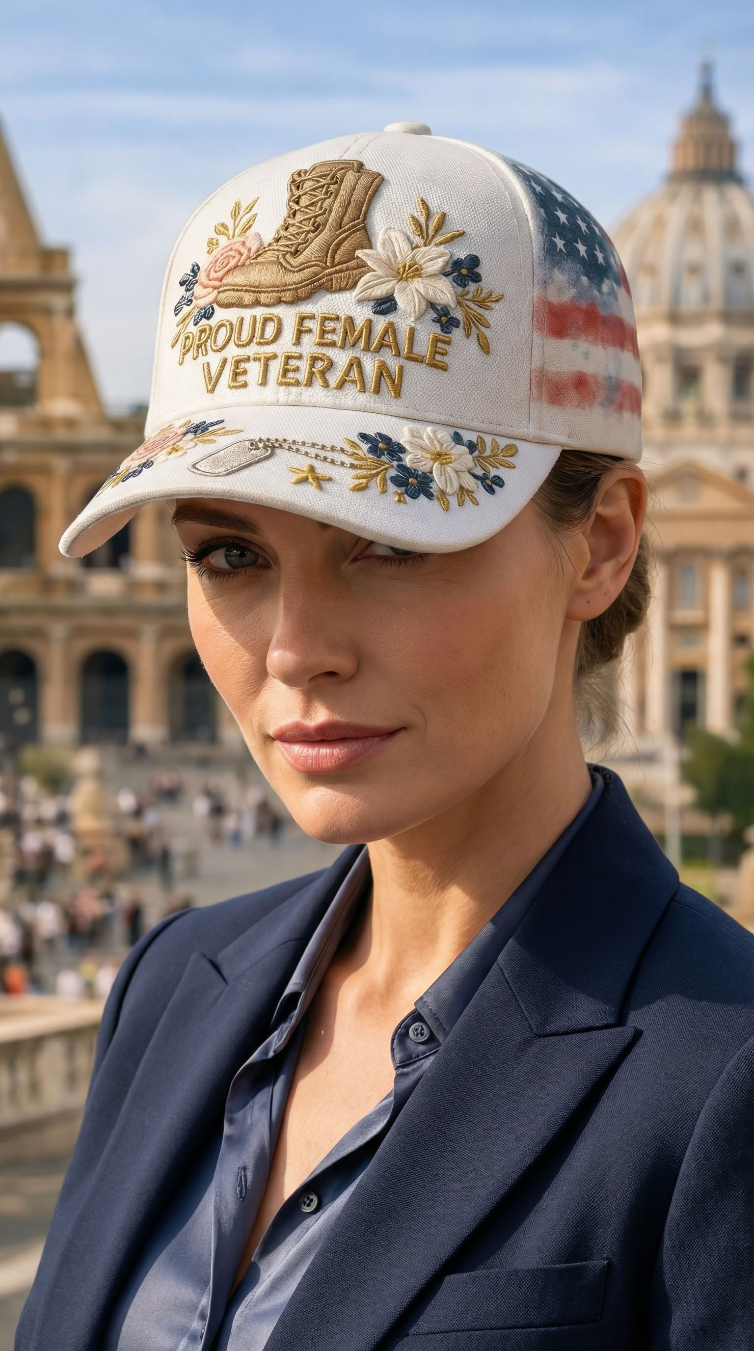 🏆NEW YEAR 60% OFF - 🎖️Proud Female Veteran Cap 🌸
