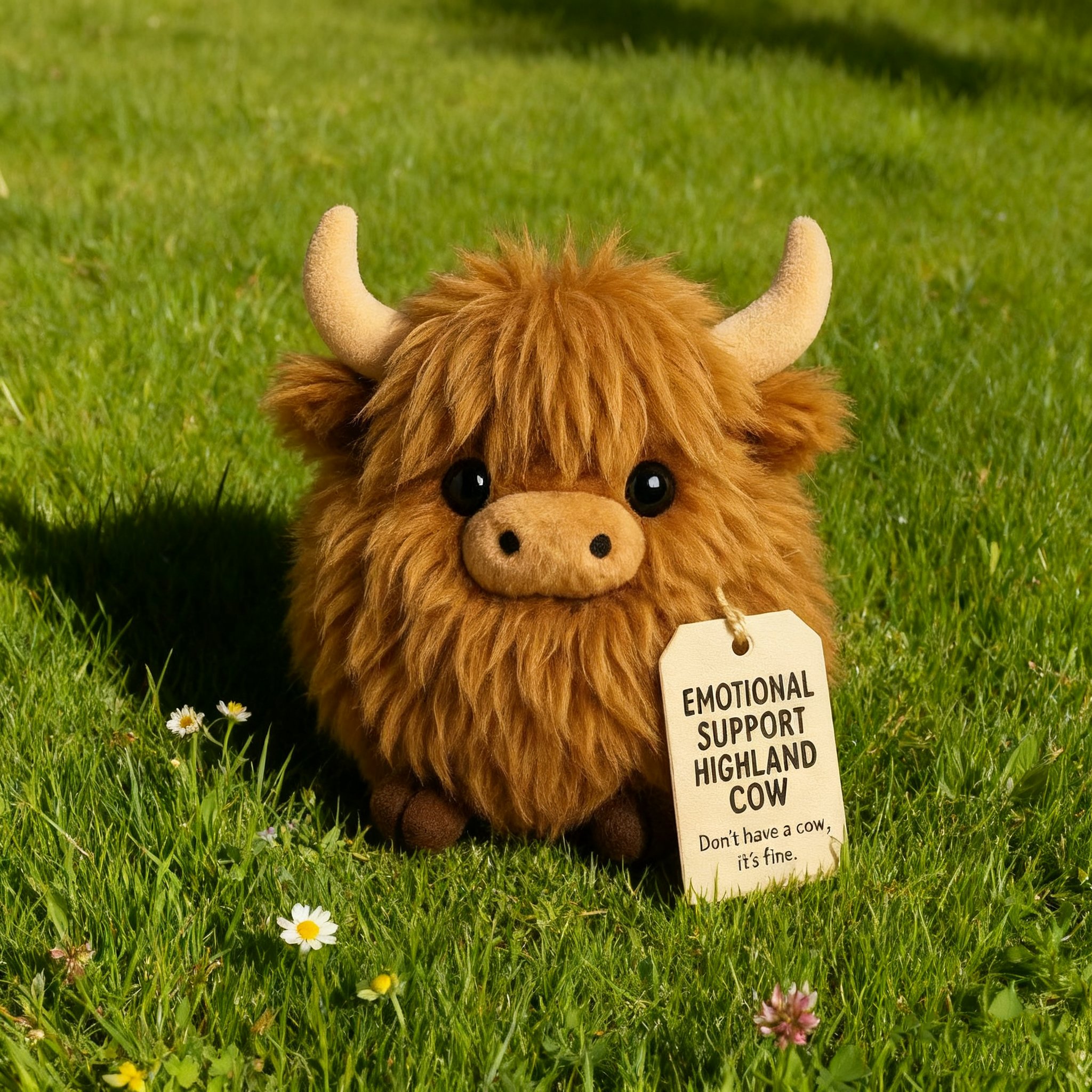 🐂Emotional Support Highland Cow Plush