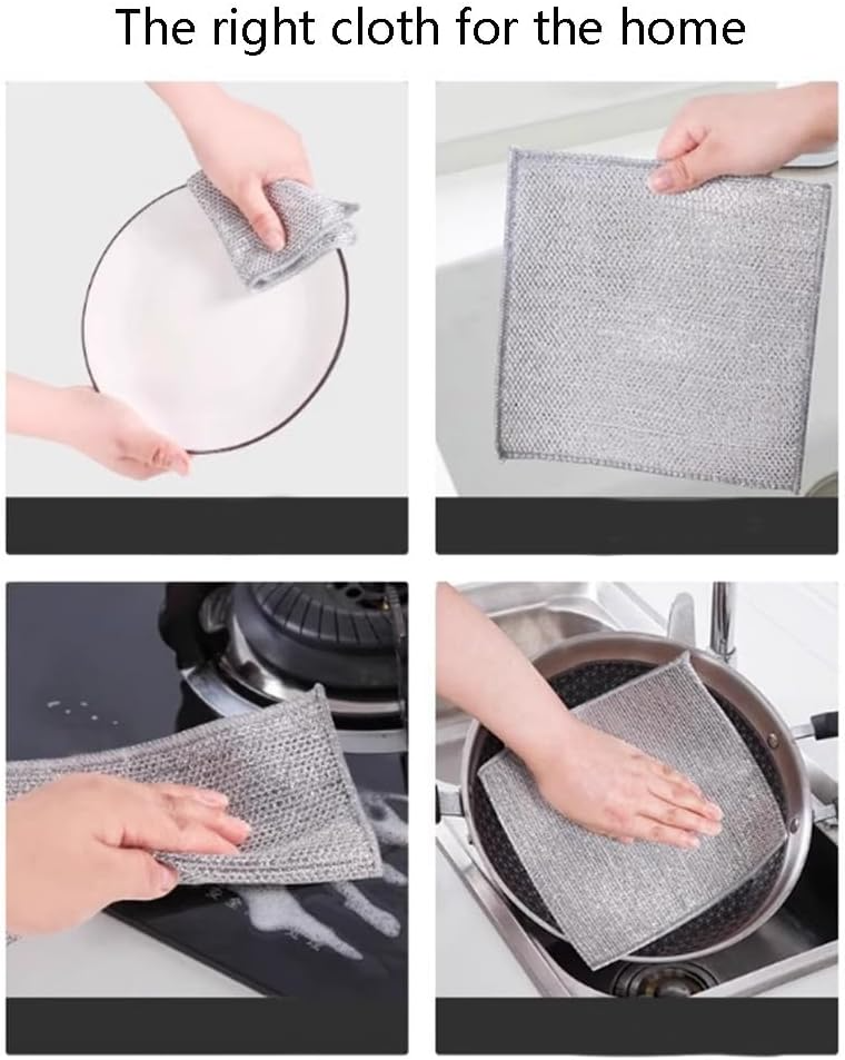 🔥LAST DAY 49% OFF - Multipurpose Wire Dishwashing Rags