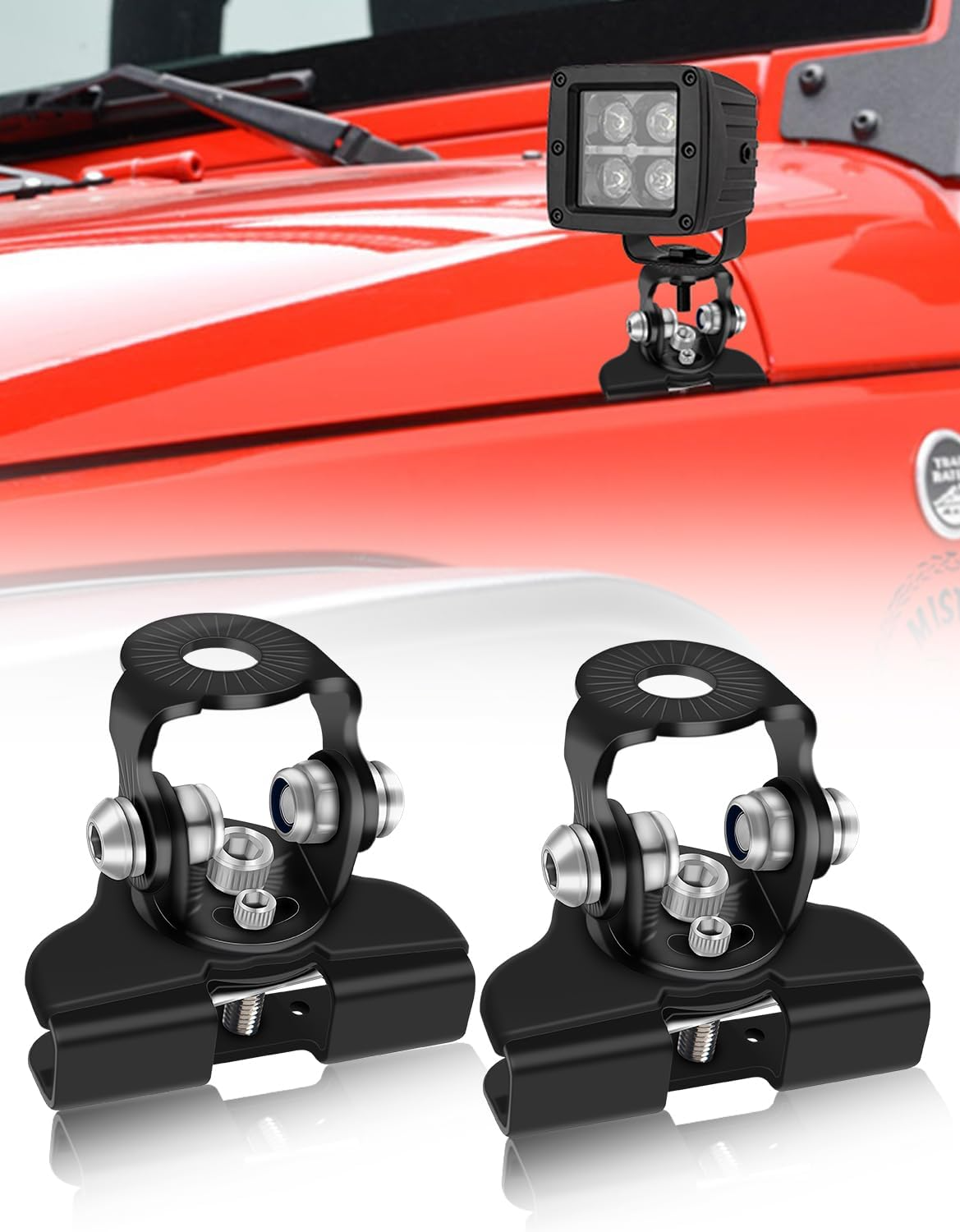 🔥Last Day 60% OFF -  LED Light Bar Universal Mounting Bracket