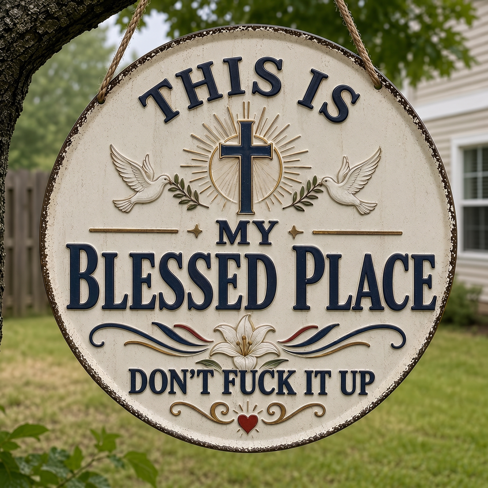 This Is My Blessed Place Sign