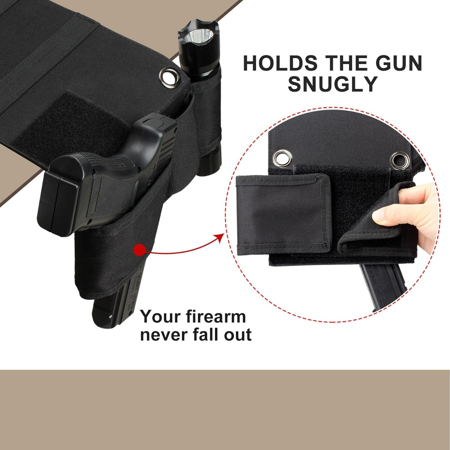 💥Invisible Pistol Bag-Bedside/Seat Gun Storage - ✈️BUY 2 FREE SHIPPING