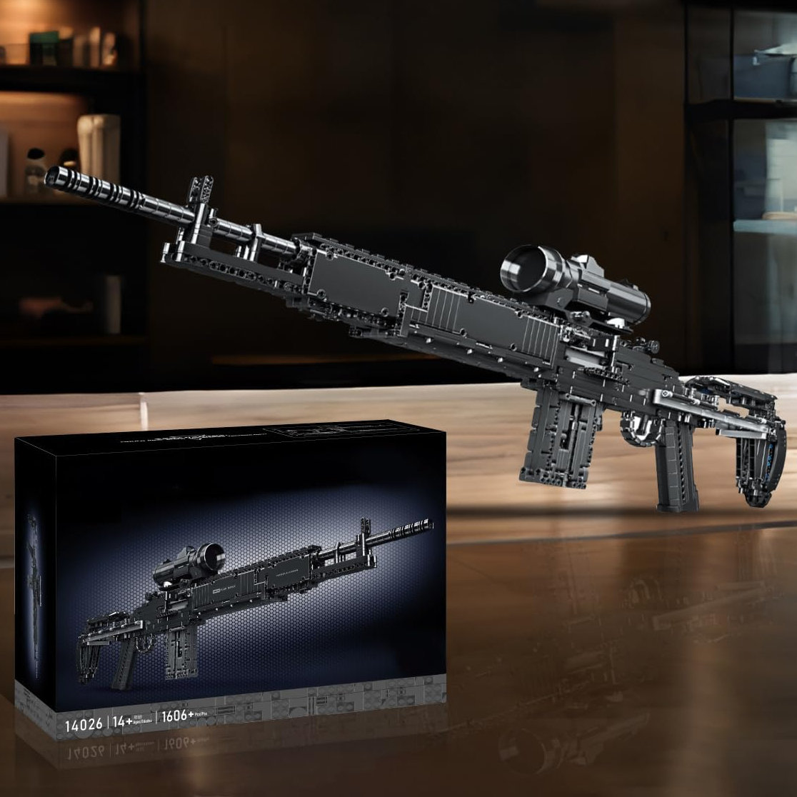 🏅250 Years of America 60% OFF - 🔫 1:1 Scale Shootable Building Blocks Gun Set: For Military Fans & Action Lovers 🧱