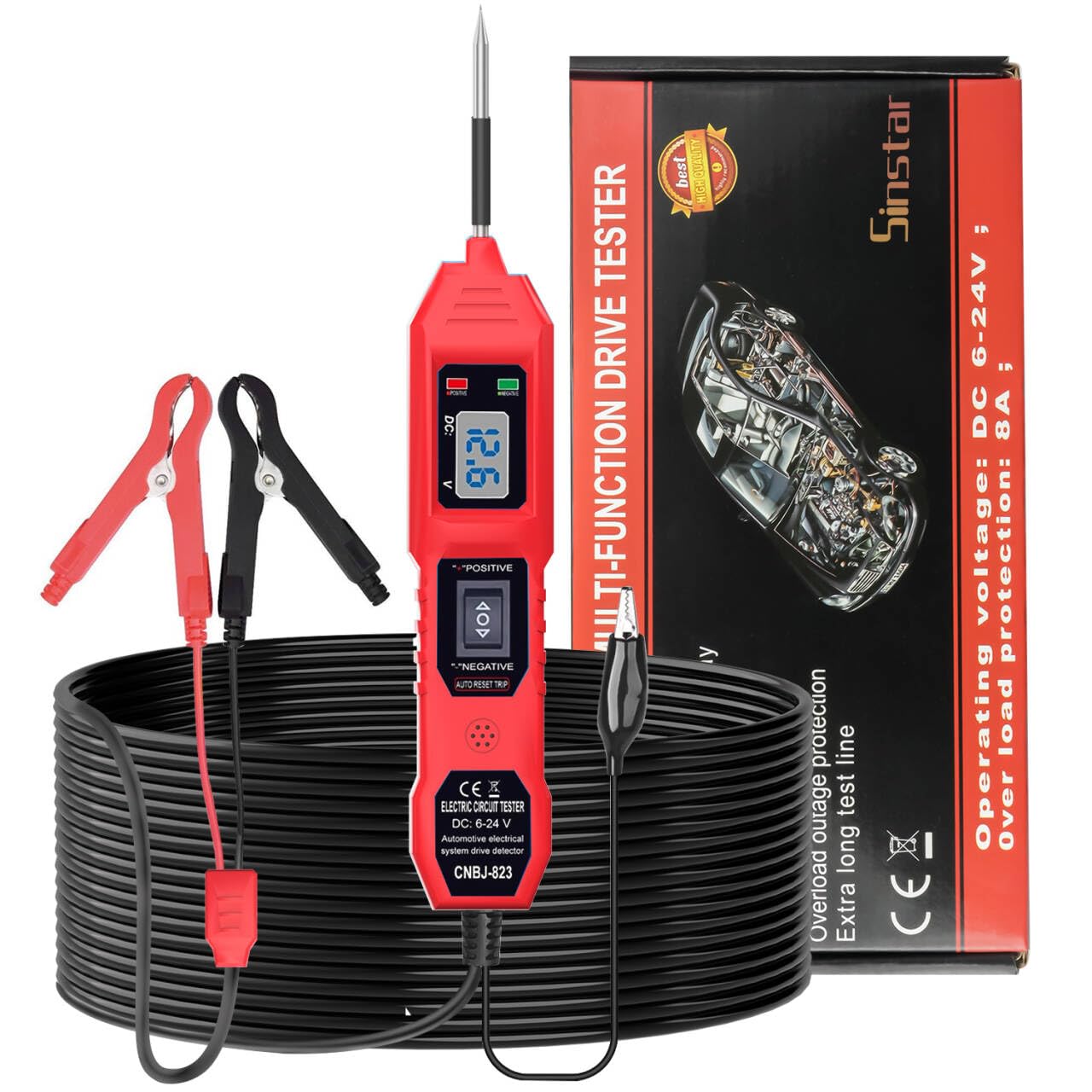 ⚡️6-24V DC Multifunctional Automotive Circuit Tester