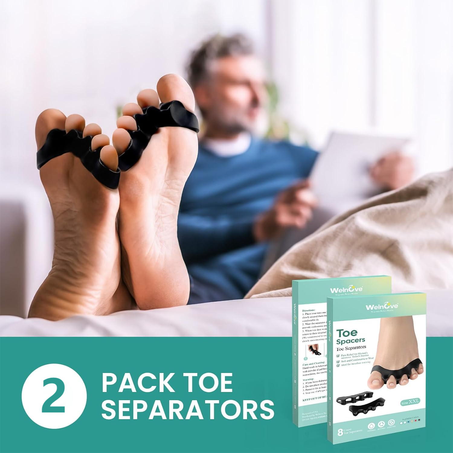 🔥Flash Sale 60% OFF - 👣 Toe Separators to Correct Your Toes