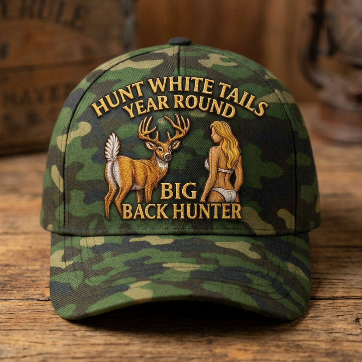 🏆Flash Sale 60% OFF -  🇺🇸 “Big Back Hunter” Camouflage Cap — 250th Anniversary Edition 🦅