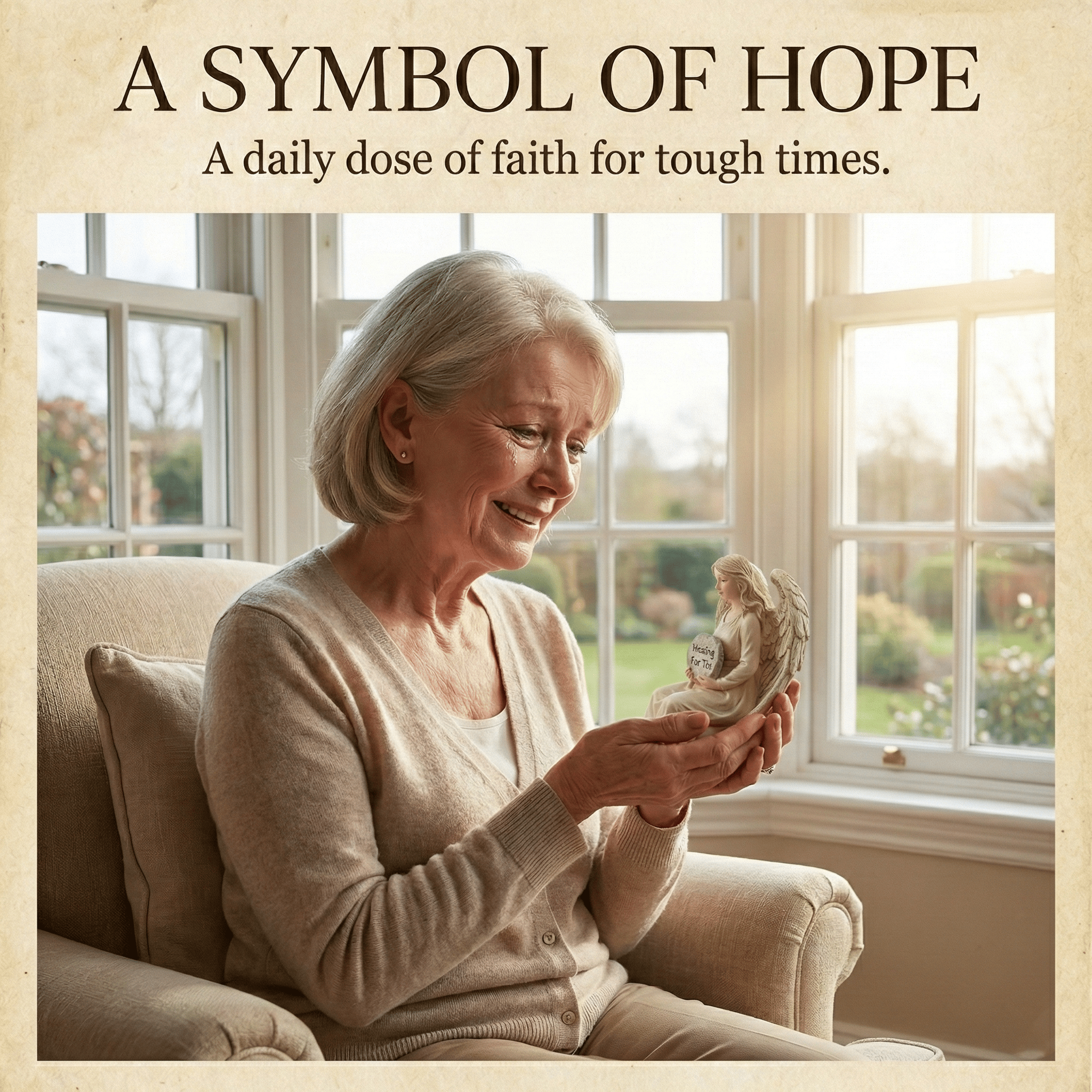 🙏"Little Guardian" Hand-Painted Angel Shelf Sitter - A Symbol of Comfort & Love