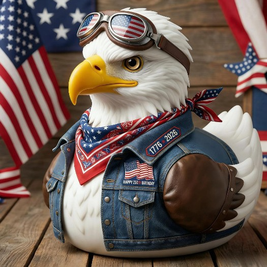American Independence 250th Anniversary Duck