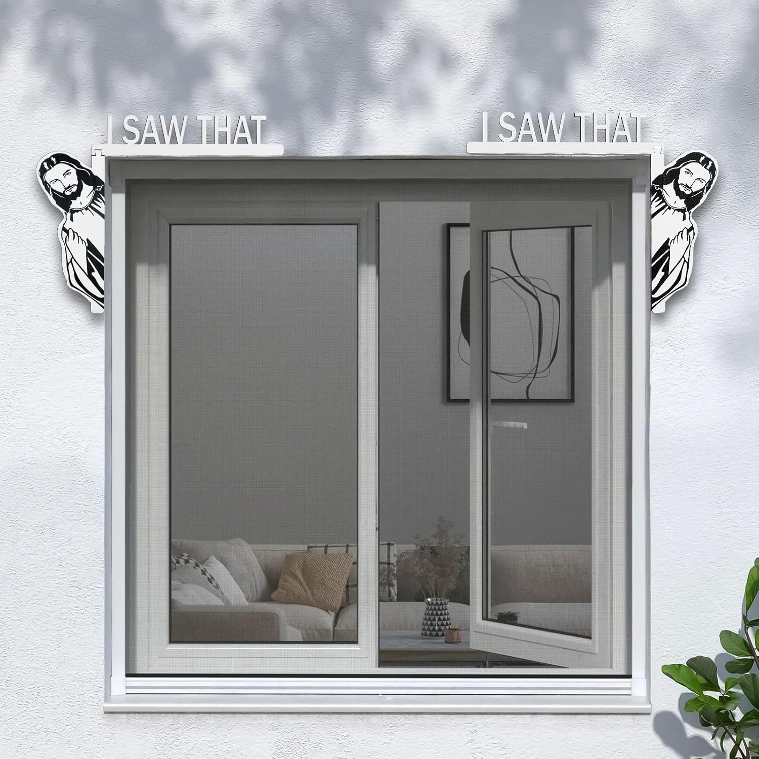 ✝️"I Saw That" - 🙏Jesus - Wooden Funny Home Decor