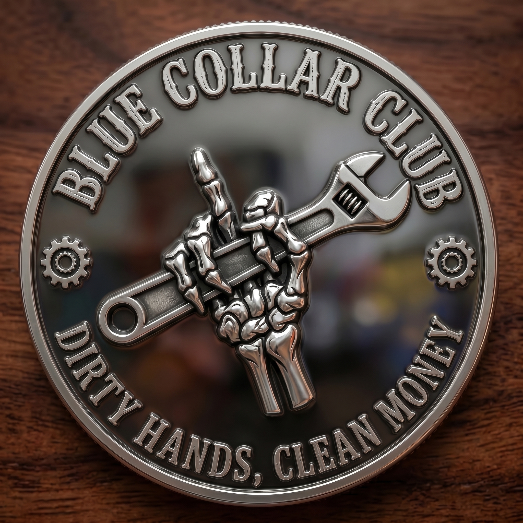 Blue Collar Club Challenge Coin