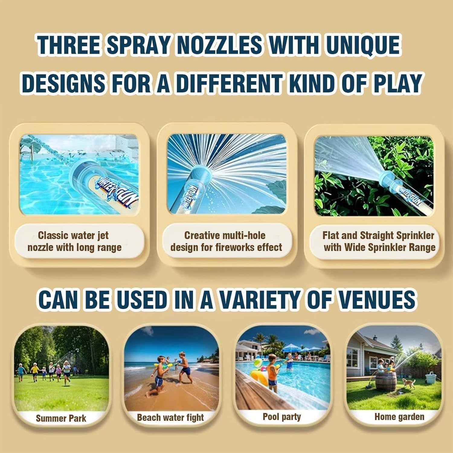 💦🔫Water Fireworks Toys, Firework Water Gun, Outdoor Water Spray Sprinkler - 🎁BUY 2 GET 2 FREE