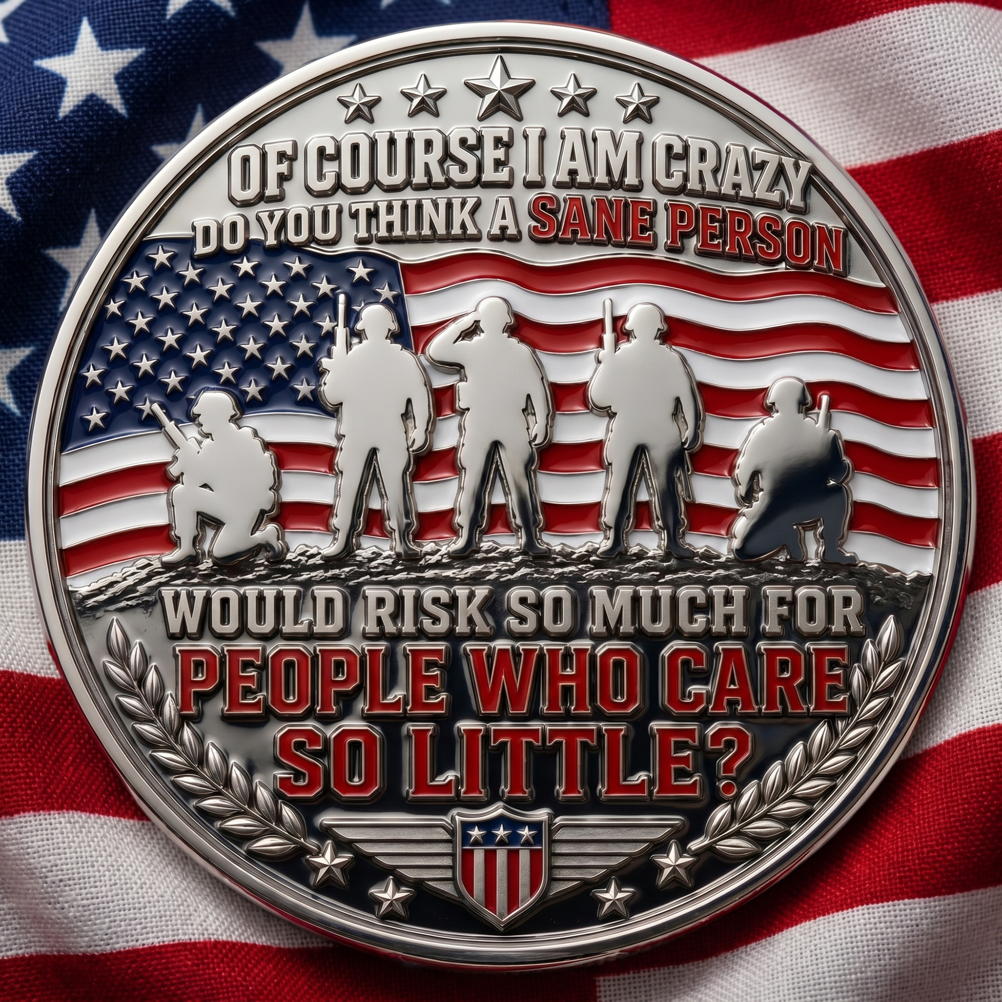 I Am Veteran “Do What I Want” Coin