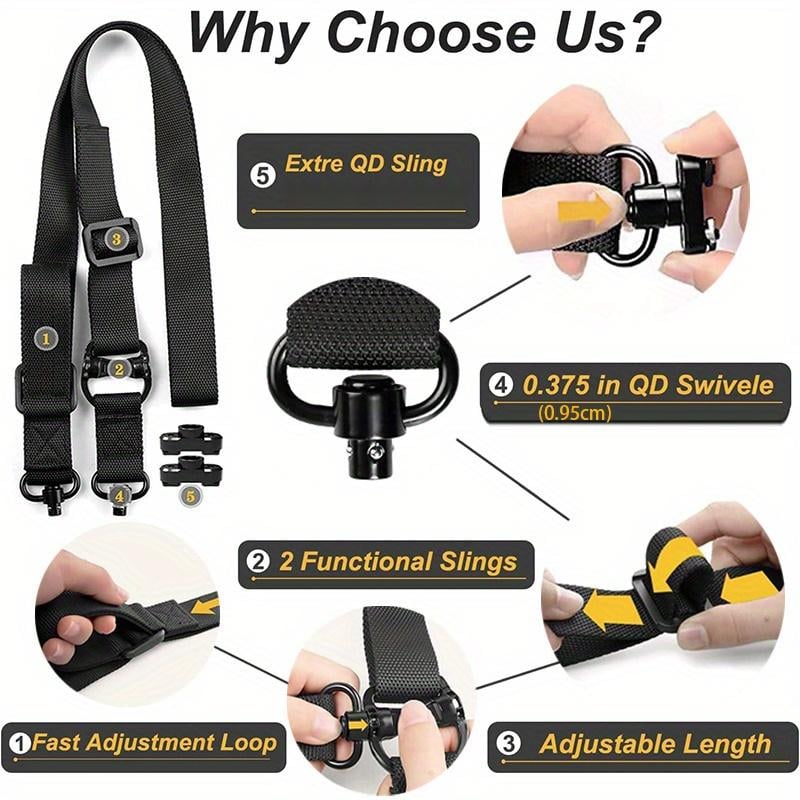 ✨LAST DAY ONLY 60% OFF🔥Quick-Adjust 2-Point Sling with Sling Swivels