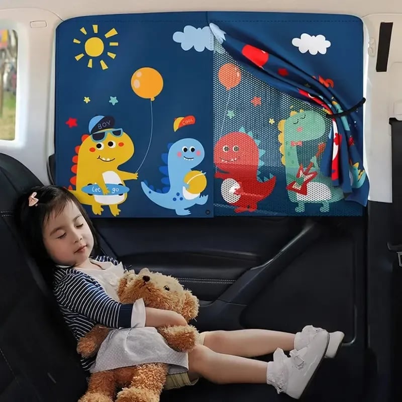 ☀️Car Side Window Sunshade for KIDs - Cartoon Pattern