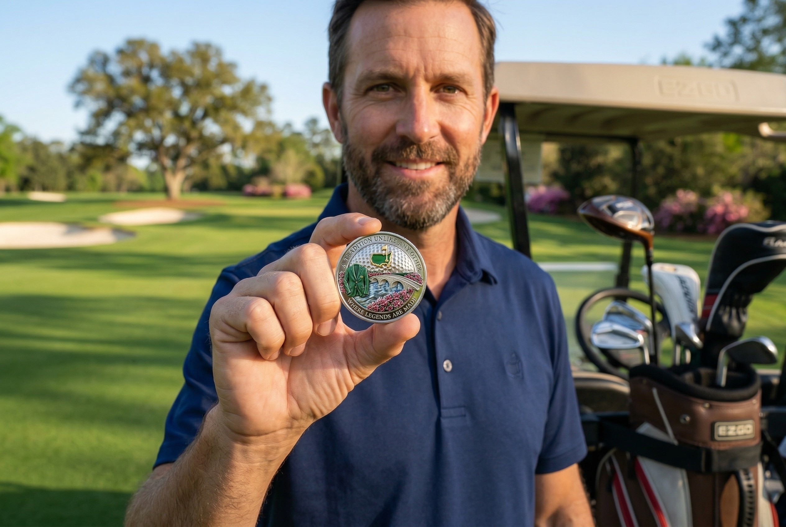 ⛳️Augusta Masters Legacy 3D Engraved Challenge Coin