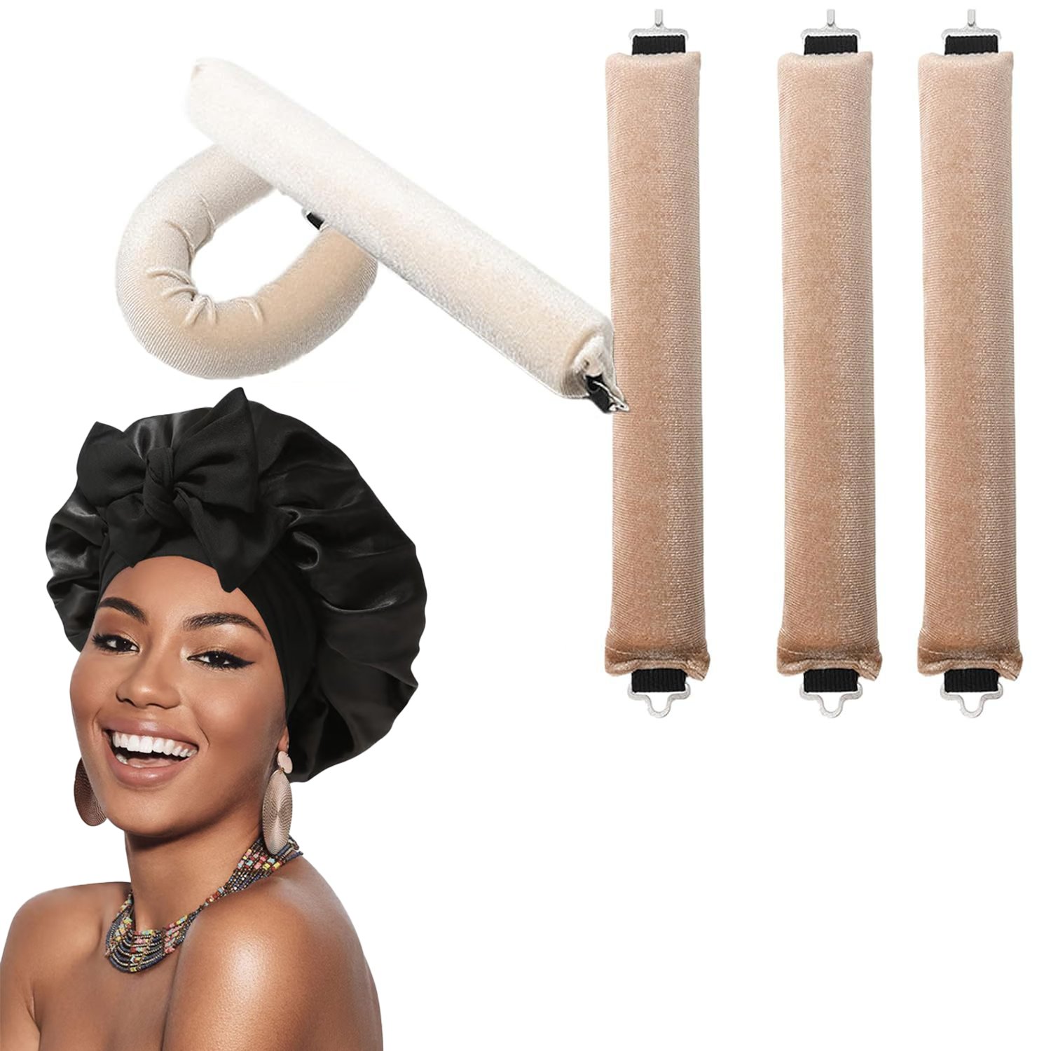 🔥Last Day Promotion 49% OFF-Long Hair Overnight No-Heat Curling Kit