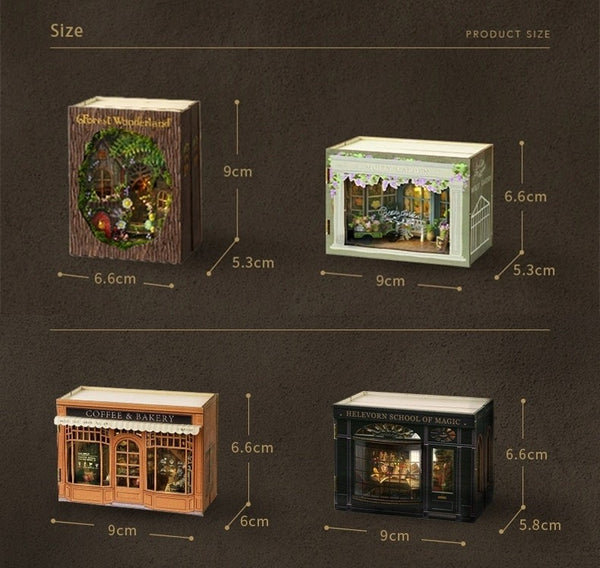 deimensions of Forest Wonderland DIY Miniature House Kit