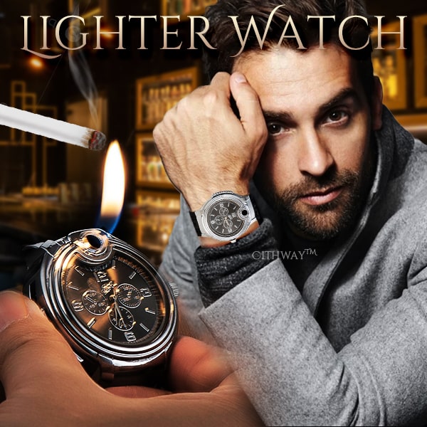 Father'Luxurious Refillable Wrist Watch Lighter