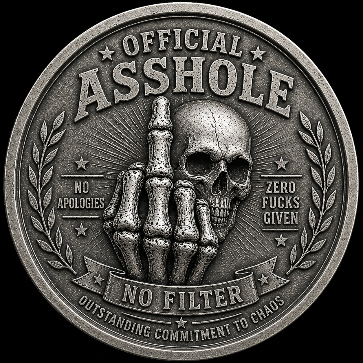 Official Asshole Challenge Coin