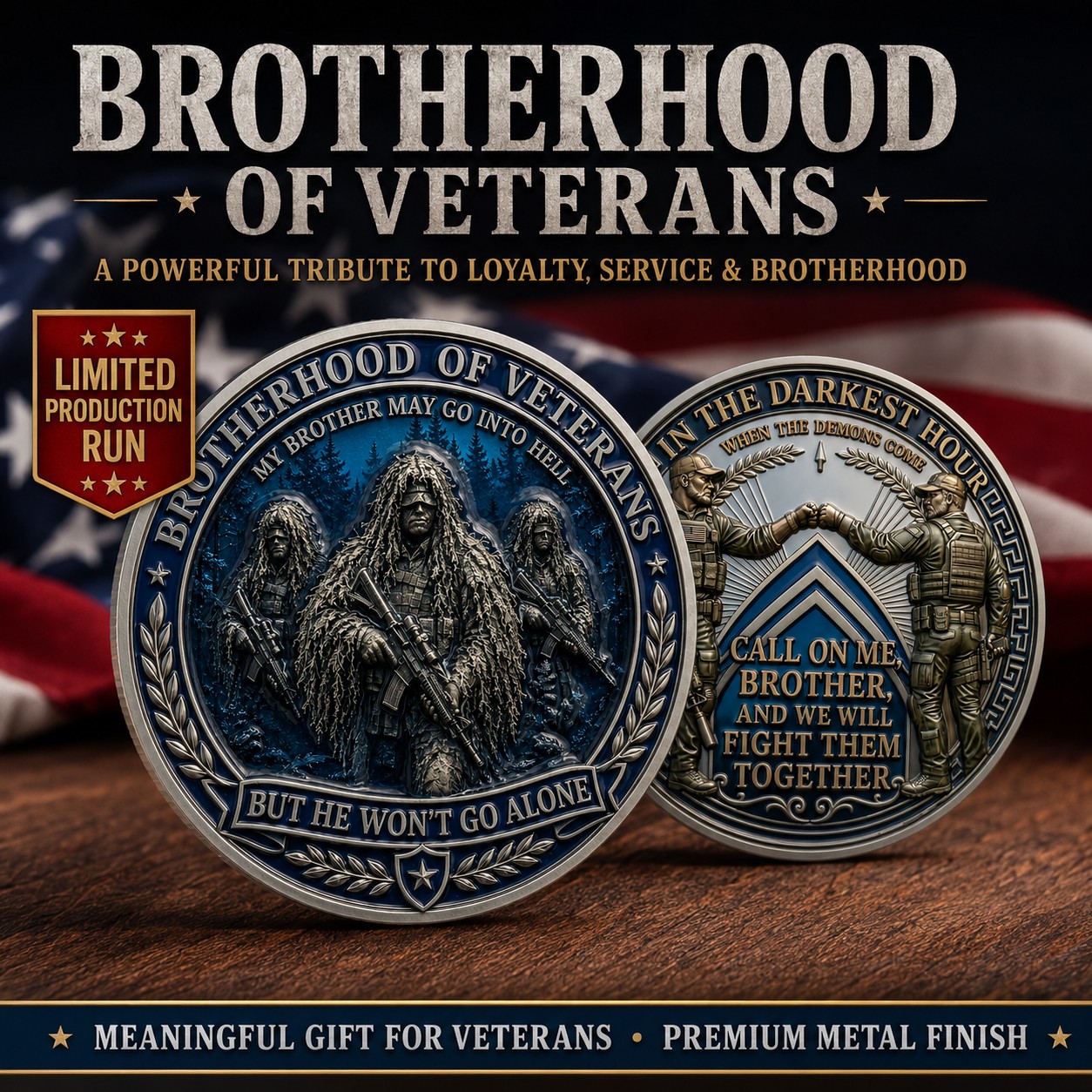 Brotherhood of Veterans Coin