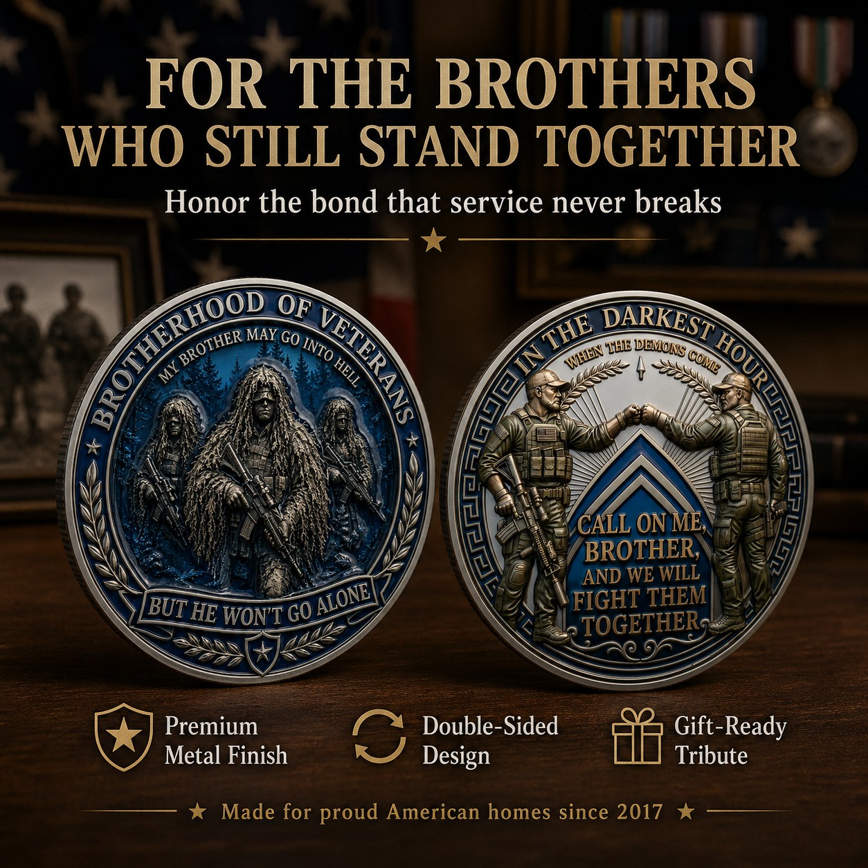Brotherhood of Veterans Coin