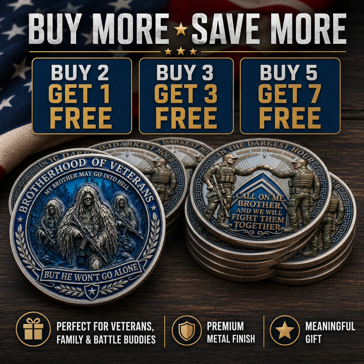 Brotherhood of Veterans Coin