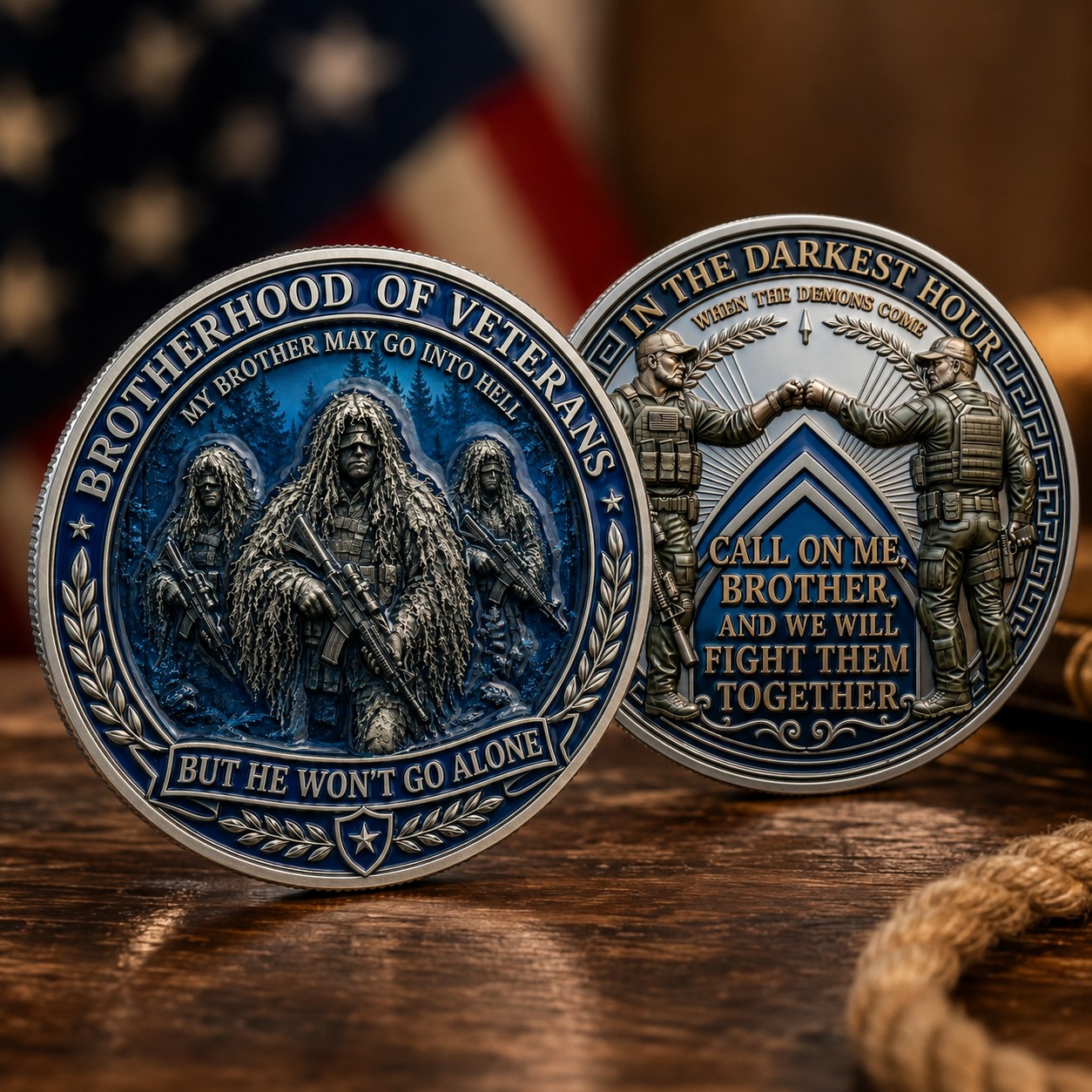 Brotherhood of Veterans Coin