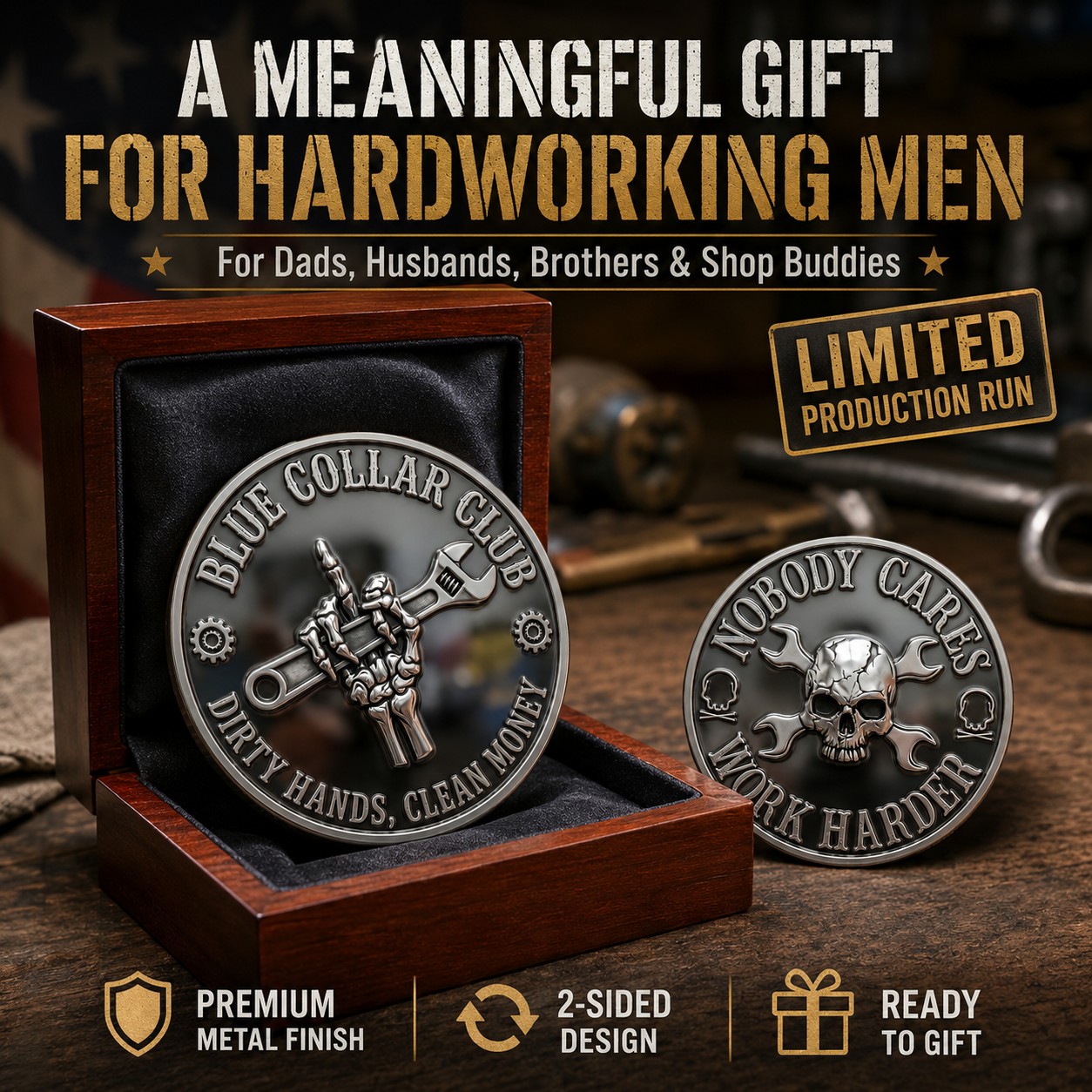 Blue Collar Club Challenge Coin