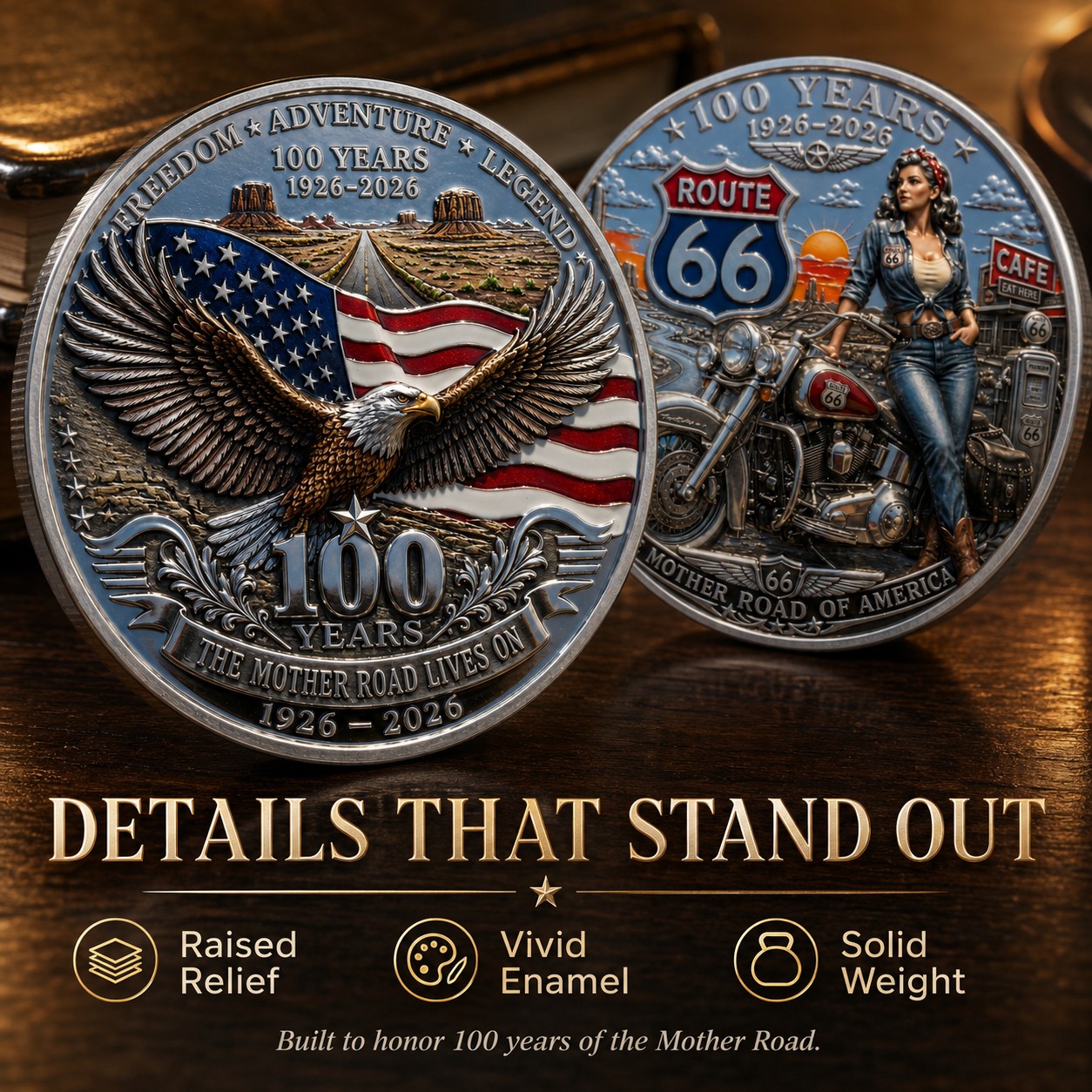 Route 66 100th Anniversary Coin