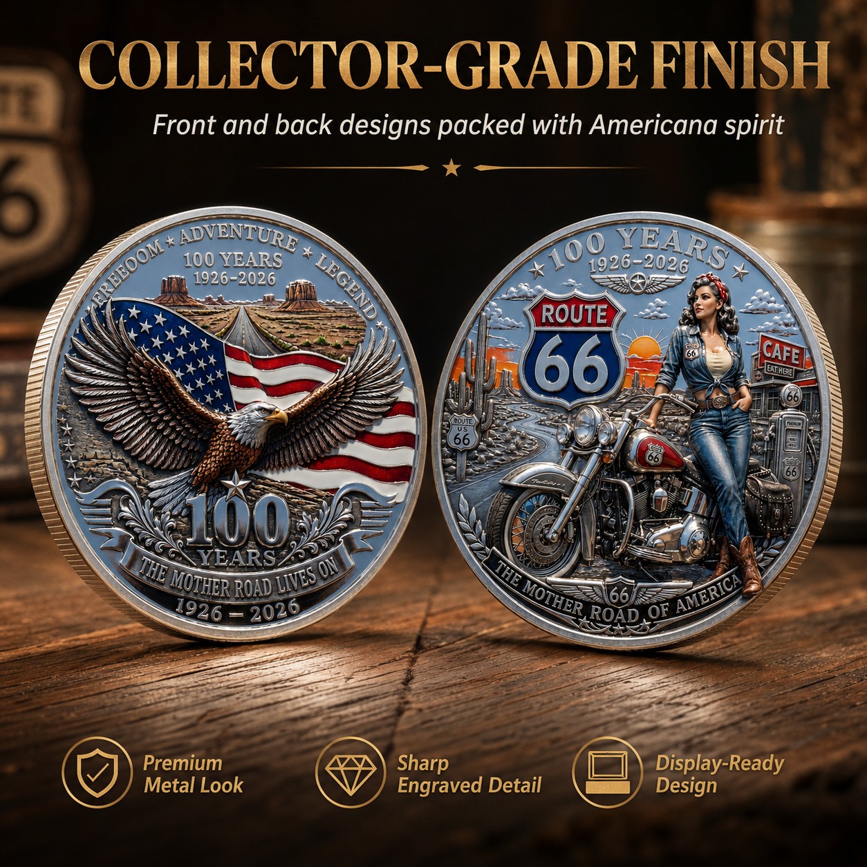 Route 66 100th Anniversary Coin