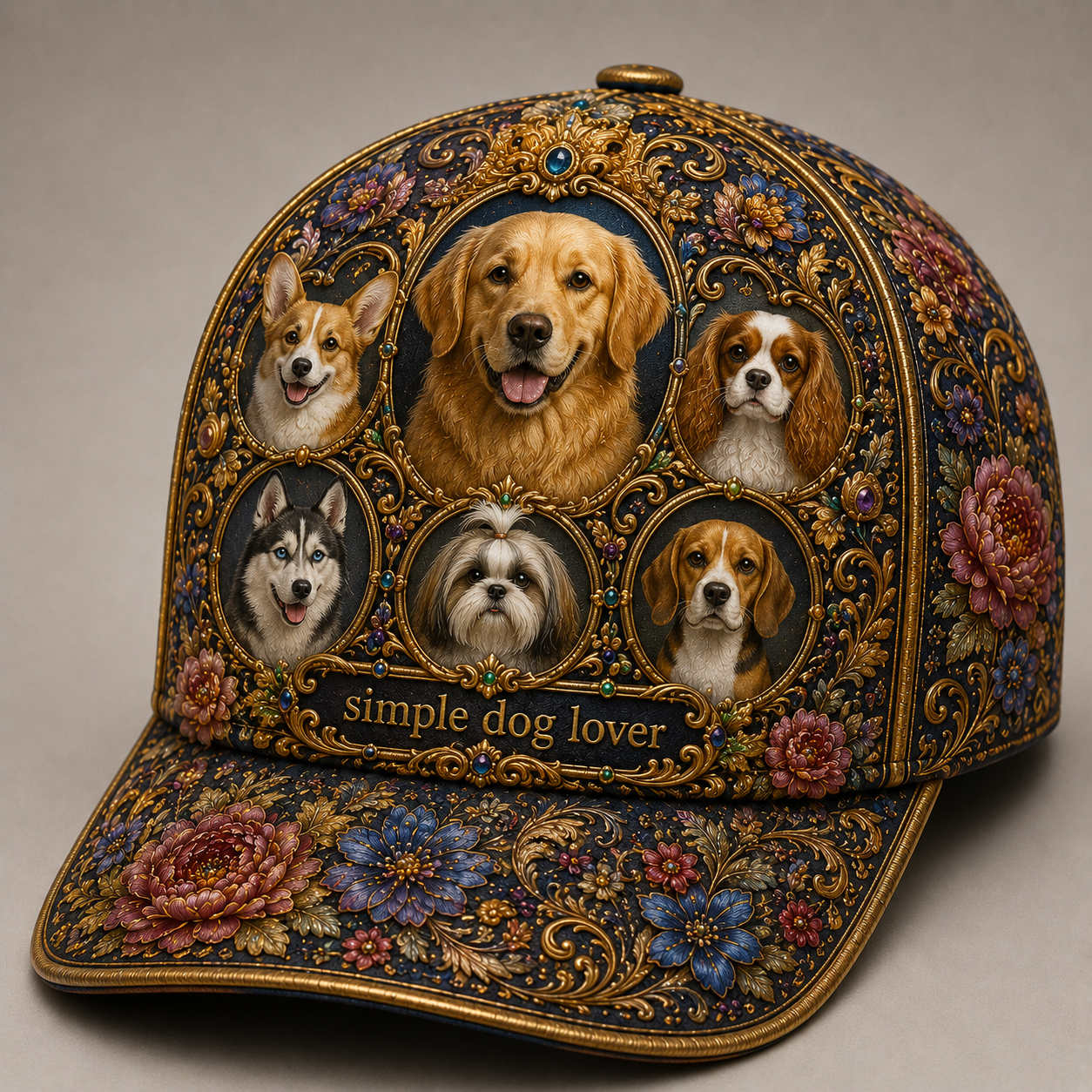 Simple Dog Lover & Simple Cat Lover Caps