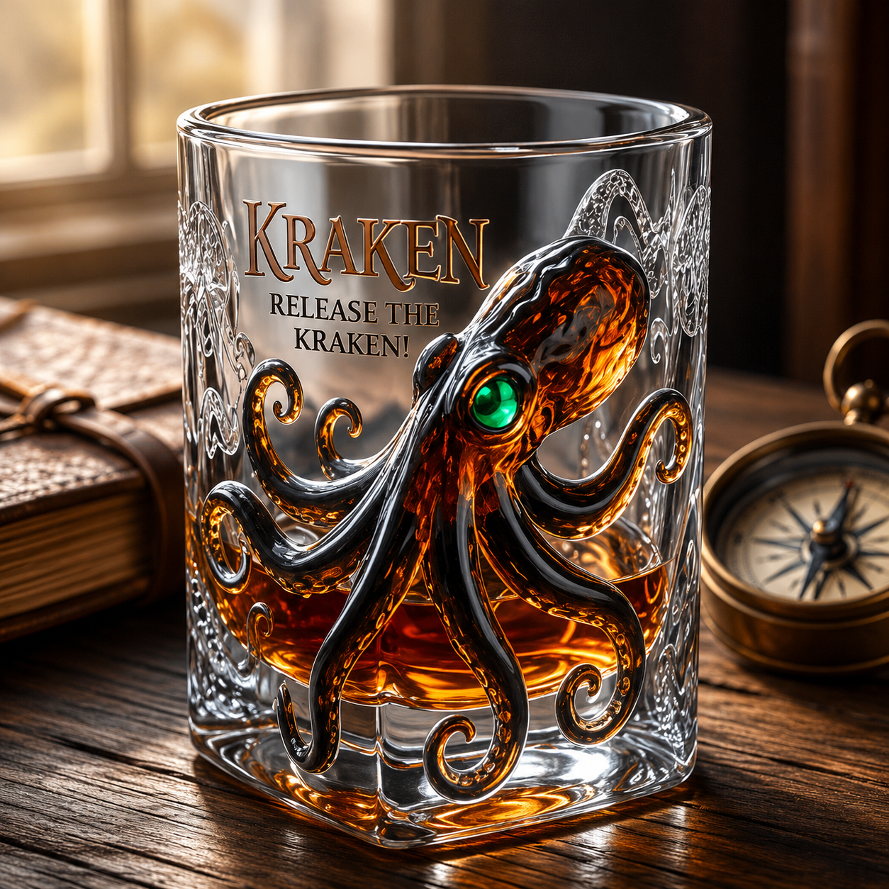 Release the Kraken Glass