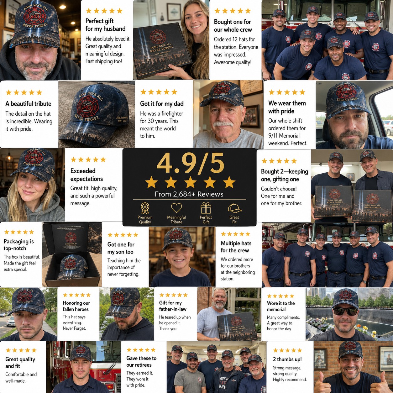 Flash Sale 49% OFF - Never Forget 343 Memorial Cap