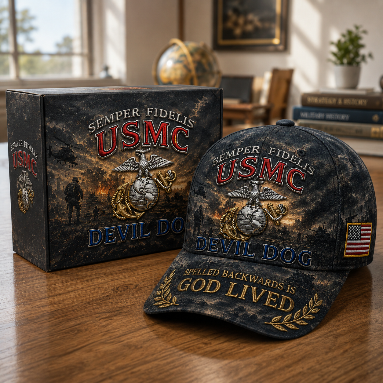 USMC Devil Dog Faith Cap