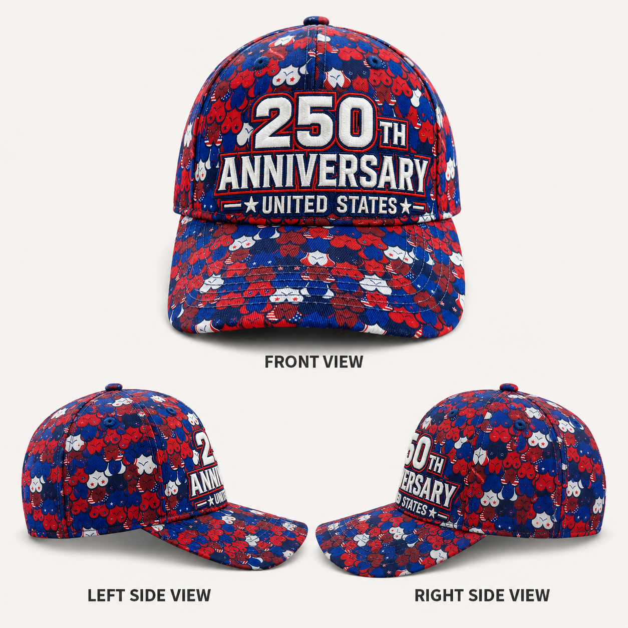 Boobies 250th Anniversary Patriotic Hat