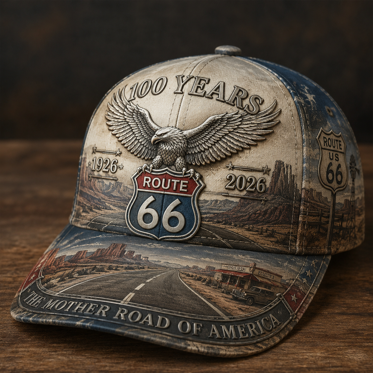 Route 66 Centennial Freedom Hat